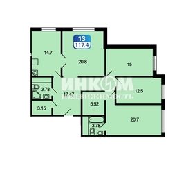 4-комн. квартира