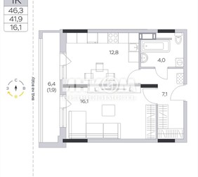 1-комн. квартира