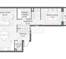 2-комн. квартира