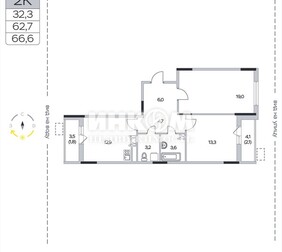 2-комн. квартира