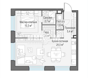 2-комн. квартира