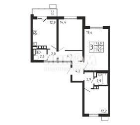 3-комн. квартира