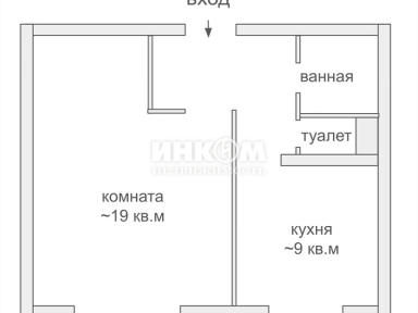 1-комнатная квартира, Скульптора Мухиной ул, 12&nbsp;корп.1